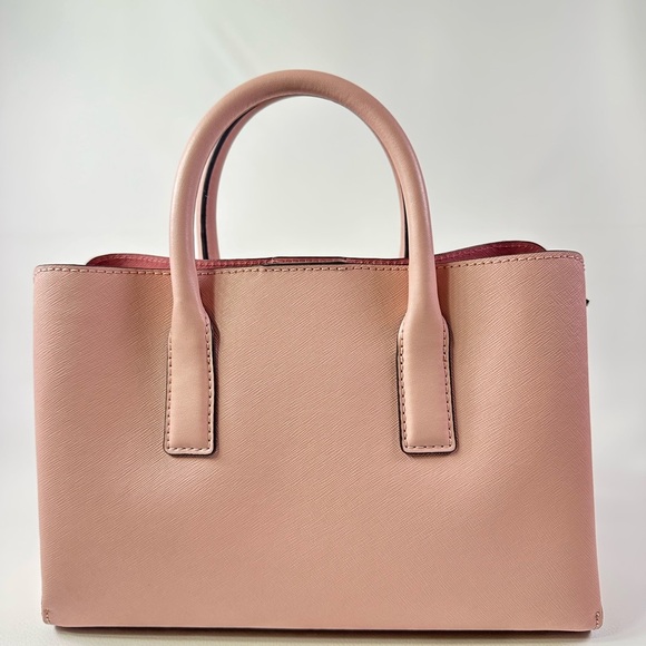 NWT Women’s Michael Kors Small Ruthie Satchel/Tote Pink Leather Handbag - Picture 3 of 7